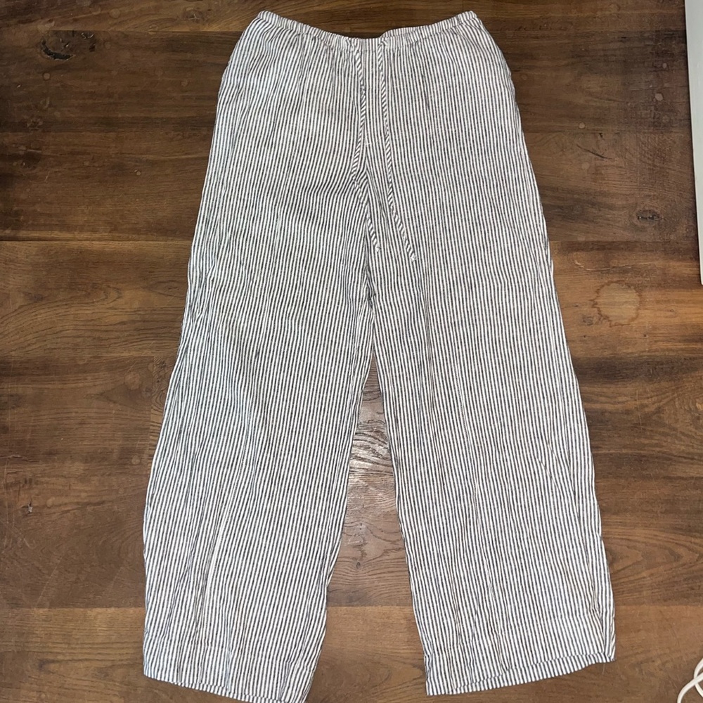 A New Day Striped Linen Pants